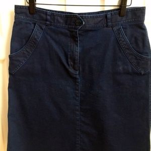 A.P.C. dark denim skirt